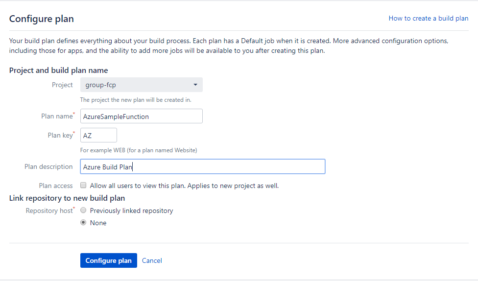 CI/CD Implementation For An Azure Function App Using Atlassian Bamboo Server